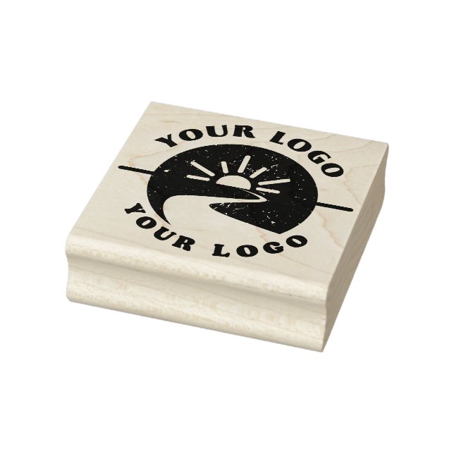 Business Logo Custom Rubber Stamp (Stamp)