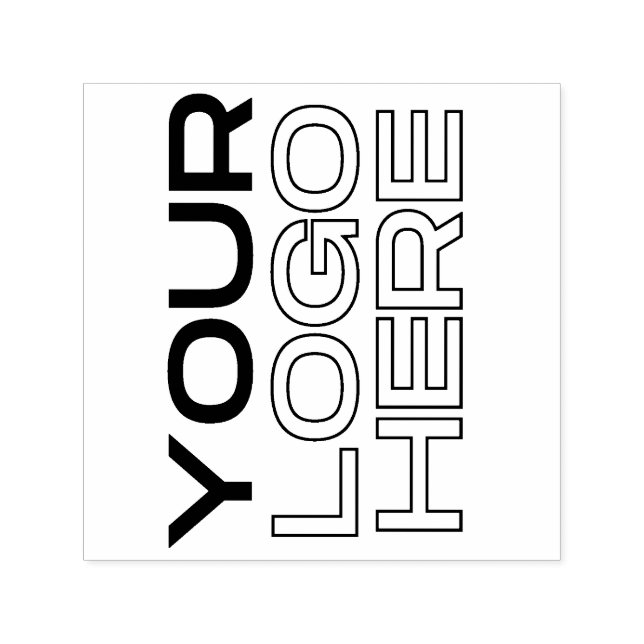 Business Logo Custom Self-inking Stamp (Design)