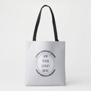 Business Logo Custom Tote Bag