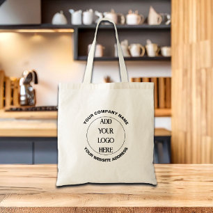 Business Logo Custom  Tote Bag