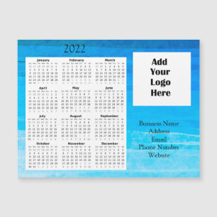 Business Logo Customer Appreciation 2022 Calendar  Magnetic Invitation