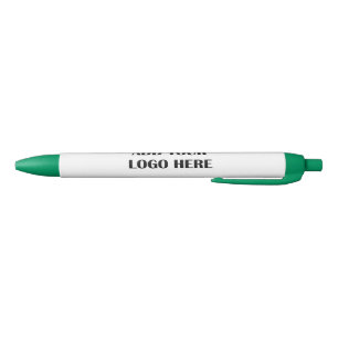 Business Logo Customer Appreciation or Promotional Black Ink Pen
