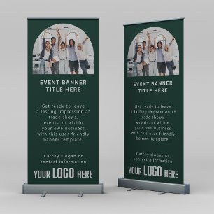Business Logo Customised Tradeshow Special Event Retractable Banner
