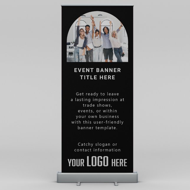 Business Logo Customised Tradeshow Special Event Retractable Banner (Creator Uploaded)