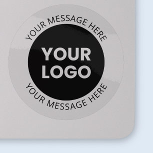 Business Logo & Editable Text Transparent & Black