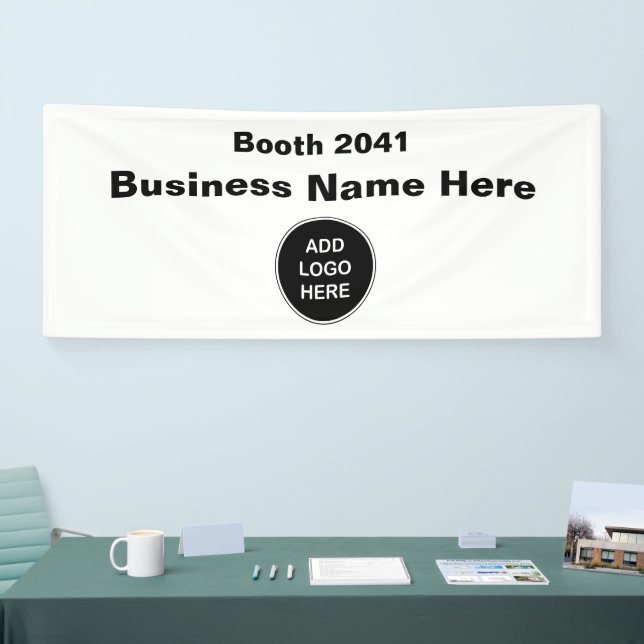 Business Logo Editable Trade Show Banner  (Tradeshow)