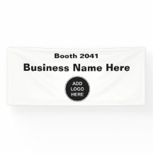 Business Logo Editable Trade Show Banner