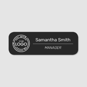 Business Logo Employee Name Tag