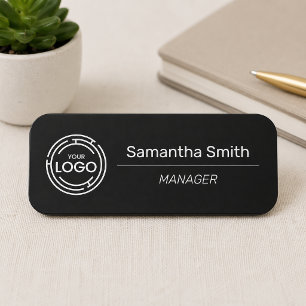 Business Logo Employee Name Tag