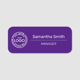 Business Logo Employee Name Tag