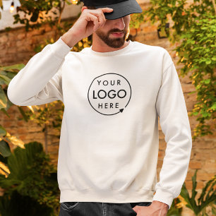 Business Logo Employee Staff Company Branded Sweatshirt