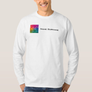 Business Logo Employee Staff Men's Long Sleeve T-Shirt