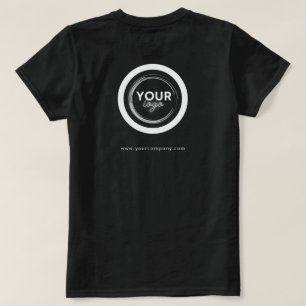 Business Logo Employee Staff Name Company Branded T-Shirt