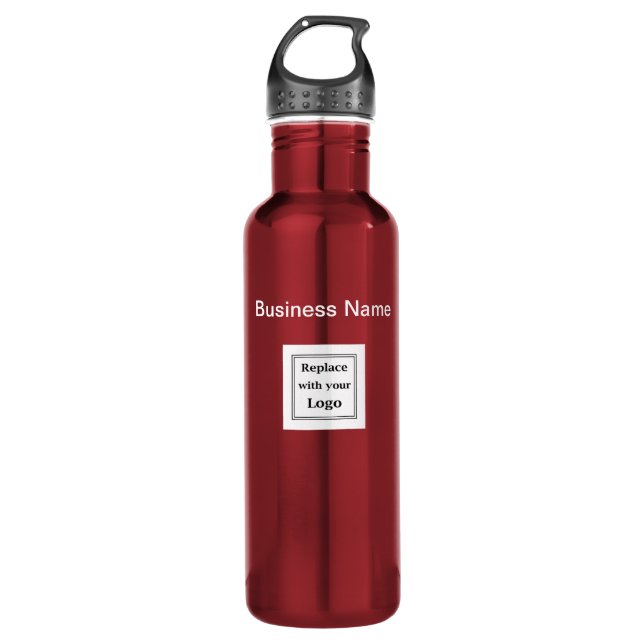 Business Logo Employee Swag 710 Ml Water Bottle (Front)