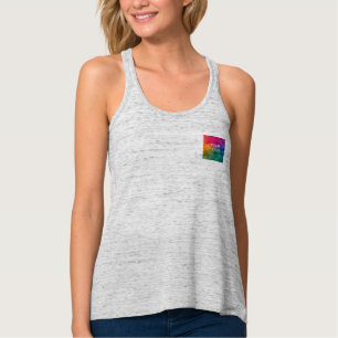 Business Logo Employee Women's Double Sided Tank Top