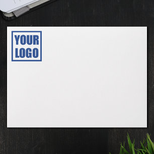 Business Logo Envelope Simple White