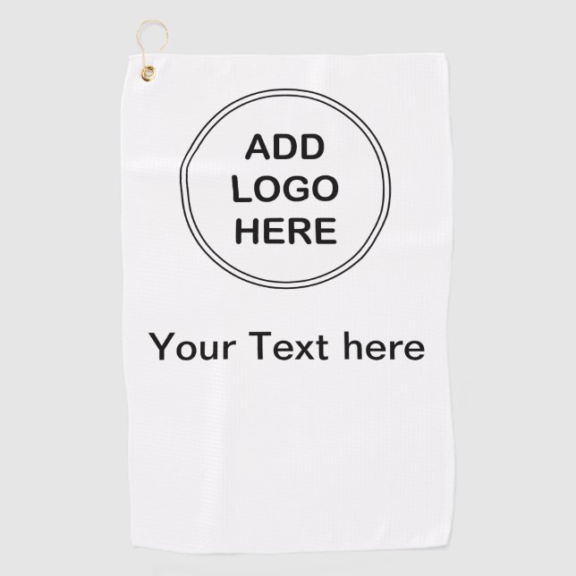 Business Logo Golf Towels (Front)