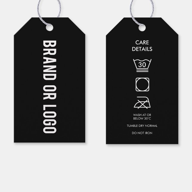Business Logo Hang Tag Clothing Swing Care Details (Creator Uploaded)