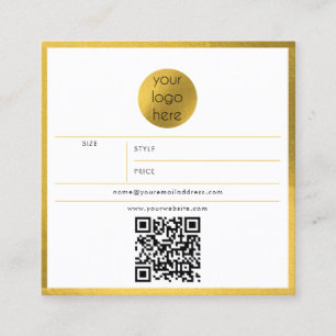 Business Logo Hang Tag Price Clothing Swing Tags