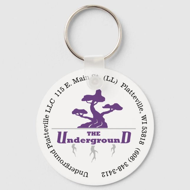 Business Logo Key Ring (Front)