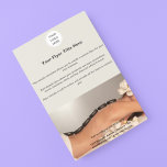 Business Logo l Marketing Beauty salon Spa  Flyer<br><div class="desc">This flyer is designed to be simple,  yet effective. It includes a company logo,  a brief description of the business,  and contact information. It is an effective way to promote a business.</div>