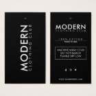 Business Logo Label Clothing Hang Tag