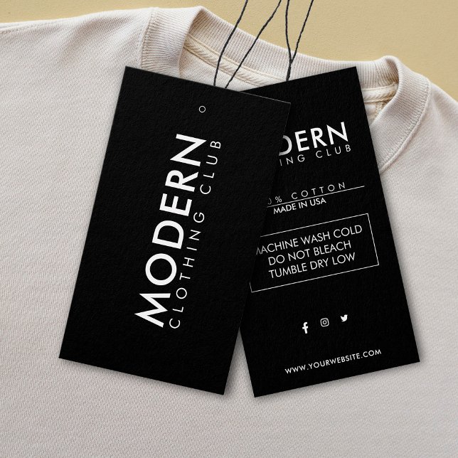 Business Logo Label Clothing Hang Tag (Creator Uploaded)