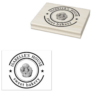 Business Logo   Large Personalised Homemade Logo  Rubber Stamp