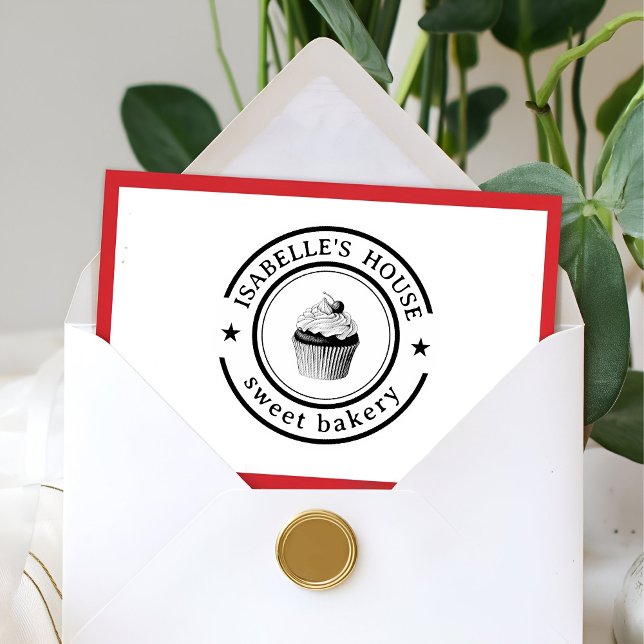 Business Logo | Large Personalised Homemade Logo  Rubber Stamp (Creator Uploaded)