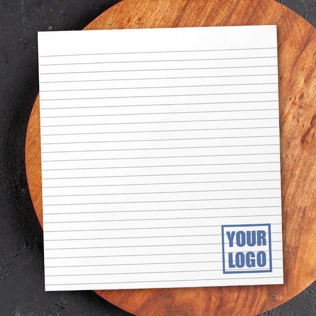 Business Logo Lined Notepad (Creator Uploaded)