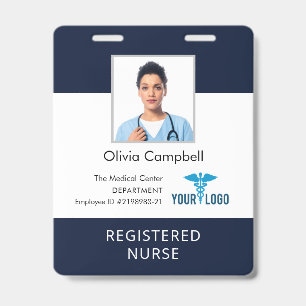 Business Logo Medical Centre Employees Photo ID Badge