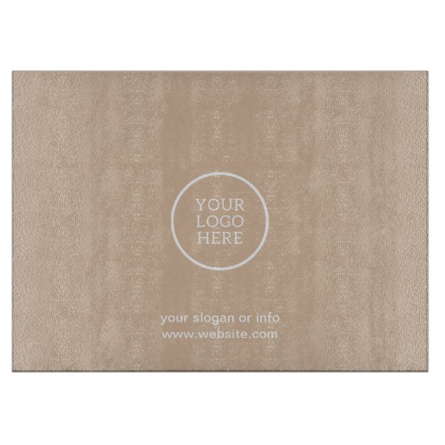 Business Logo Minimal Business Corporate Cutting Board (Front)