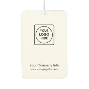 Business Logo Minimal Clean Simple Branding Design Car Air Freshener