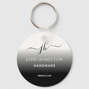 Business Logo Minimal Simple Keychain