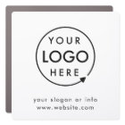 Business Logo Minimalist Clean Simple Plain White