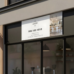 Business Logo Minimalist Modern Photo Banner
