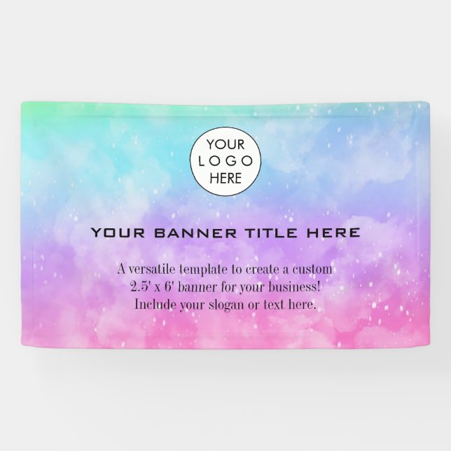 Business Logo Minimalist Modern professional blush Banner (Horizontal)