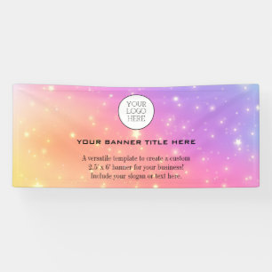 Business Logo Minimalist Modern professional navy  Banner