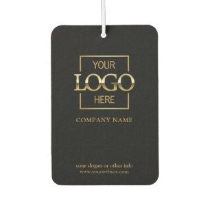 Business Logo Minimalist Professional Branded Car Air Freshener
