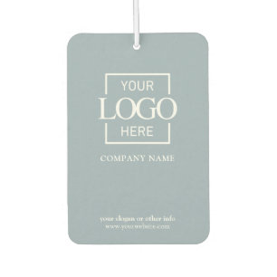 Business Logo Minimalist Professional Branded Car Air Freshener