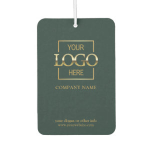 Business Logo Minimalist Professional Branded Car Air Freshener