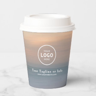 Business Logo Minimalist Professional Paper Cup
