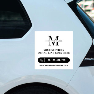 Business Logo Minimalist Promotional Car Bumper