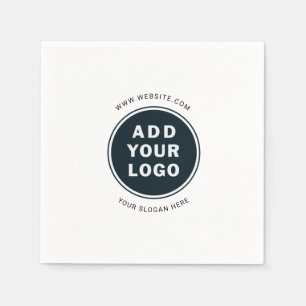 Business Logo Minimalist Promotional Paper Napkin