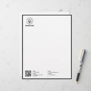 Business Logo Minimalist Simple Clean Custom Letterhead