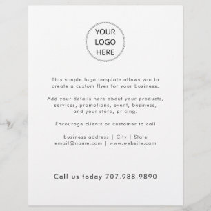 Business Logo Minimalist Simple  Flyer
