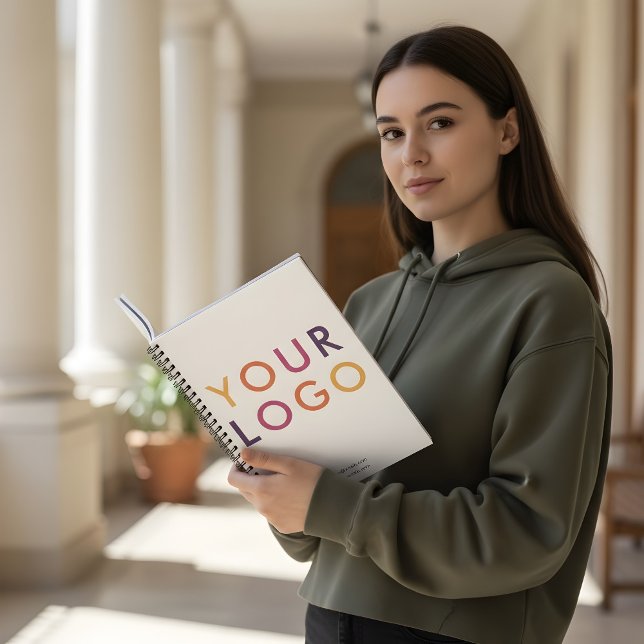 Business Logo Minimalist White Notebook (Creator Uploaded)