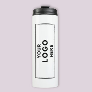 Business Logo Modern Company Corporate Brand Thermal Tumbler
