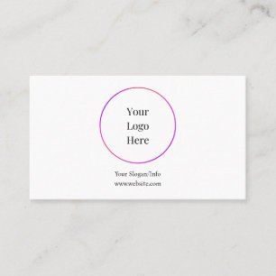 Business Logo Modern Company Template Card