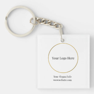 Business Logo Modern Company Template Key Ring